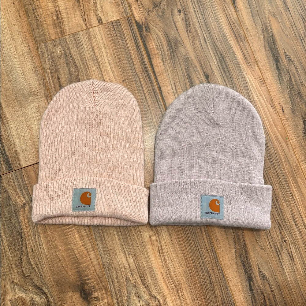 Carhartt Cuffed Beanie Hat Light Pink and Light purple